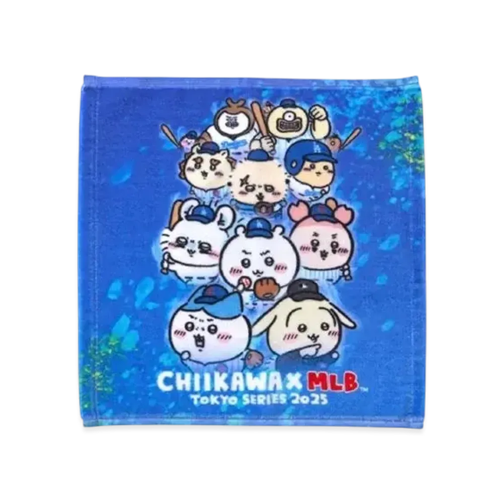MLB x Chiikawa Tokyo Series Hand Towel "Blue"