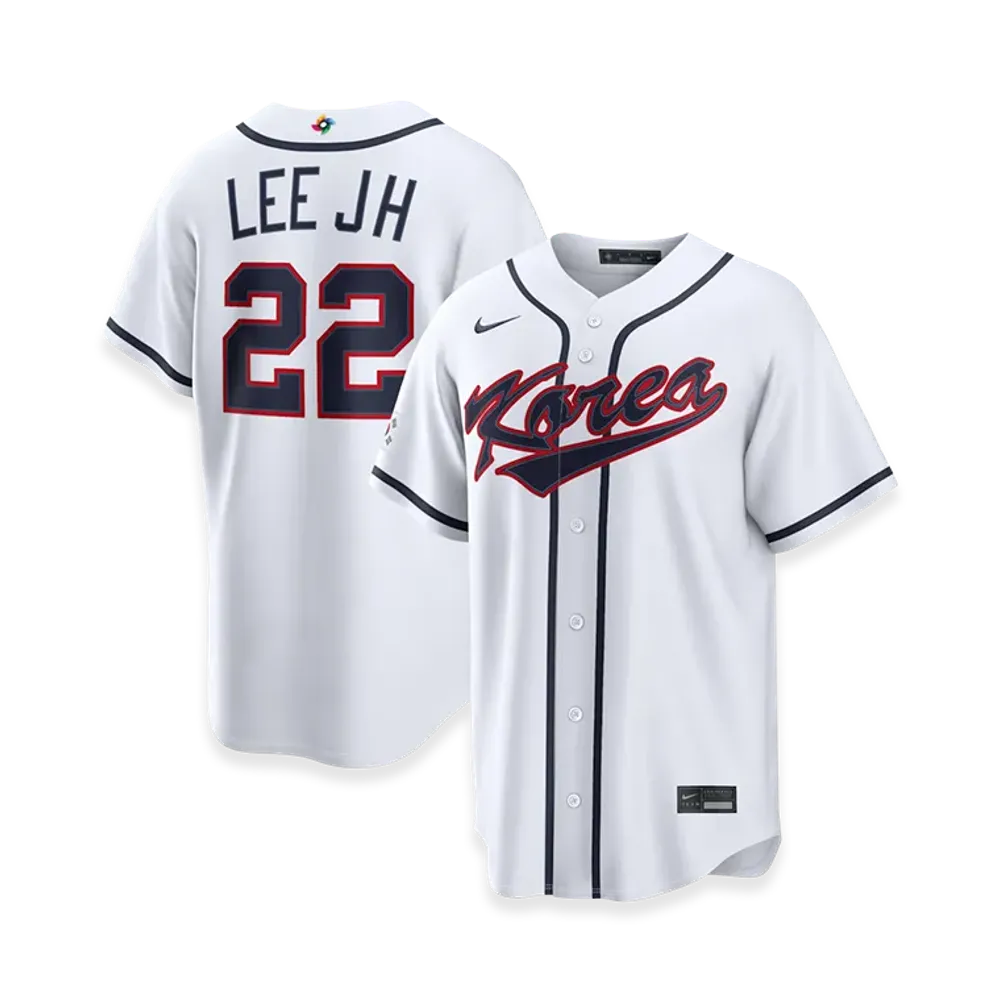 Nike 2026WBC World Baseball Classic Jung Hoo Lee Korea Baseball Home Stadium Jersey "White"