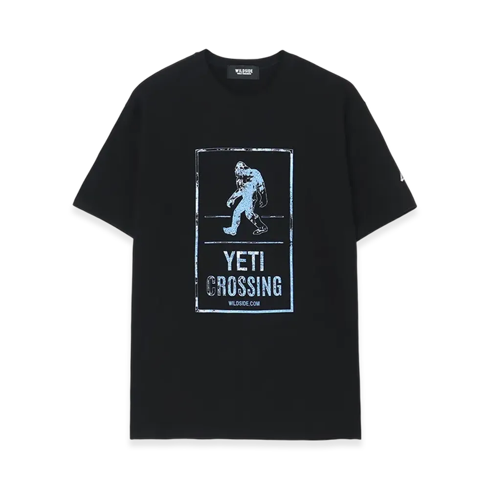 WILDSIDE YOHJI YAMAMOTO Yeti Crossing T-Shirt "Black"