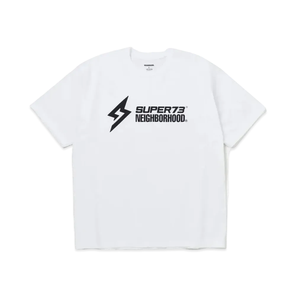 NEIGHBORHOOD SUPER73 / C-TEE . SS "White"