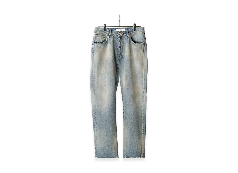 ANCELLM Cut-Off Length Denim Pants "Indigo"