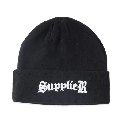 SUPPLIER Logo Beanie "Black"