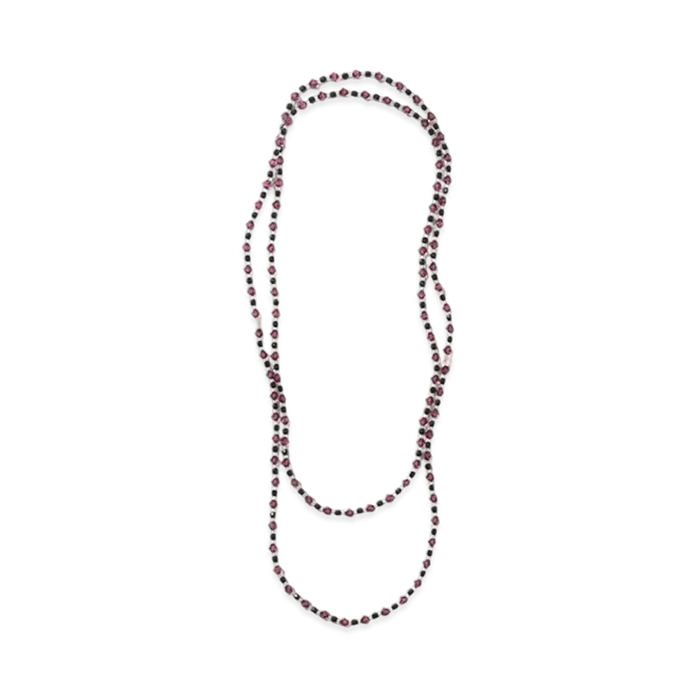 NEEDLES Crystal Beads Long Necklace "Red"