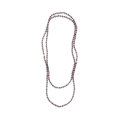 NEEDLES Crystal Beads Long Necklace "Red"
