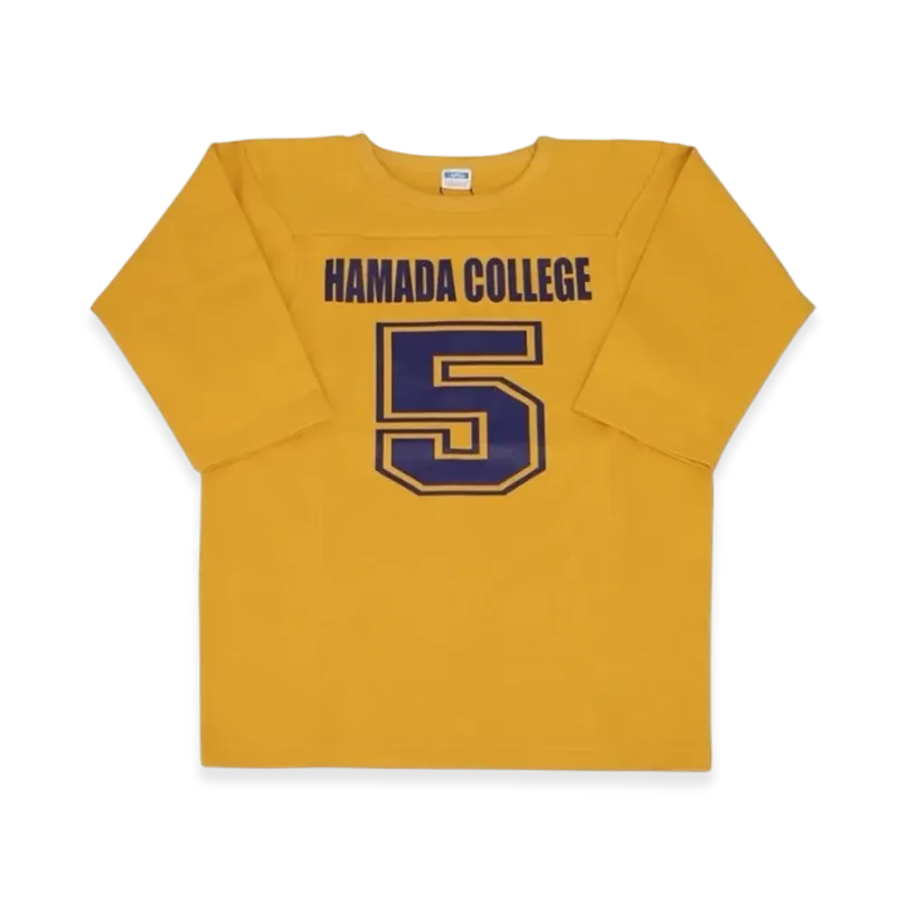 SAPEur x MASATOSHI HAMADA vol.9 Youth Hamada College Football 3/4 Sleeve Tee "Mustard"
