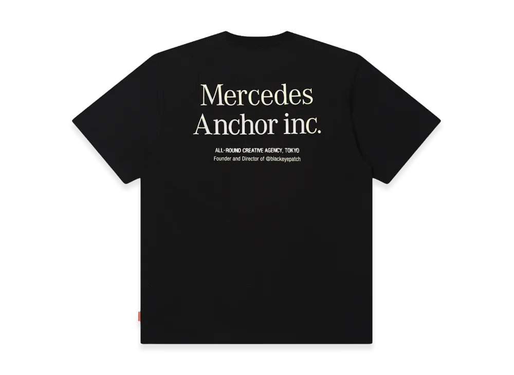 Mercedes Anchor inc. Glow Logo Tee "Black"