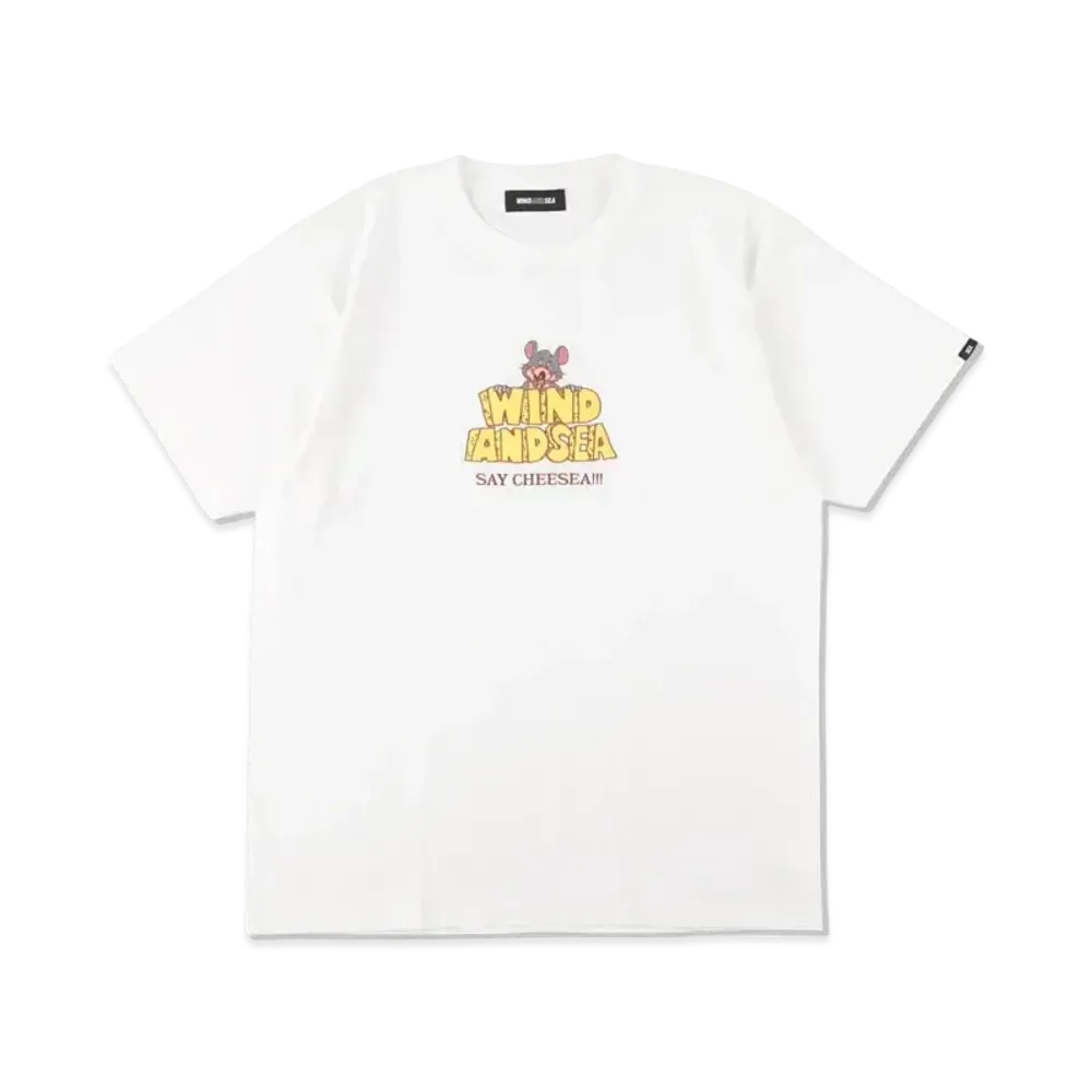 WIND AND SEA SAY CHEESEA (WDS-RAT) TEE "White"