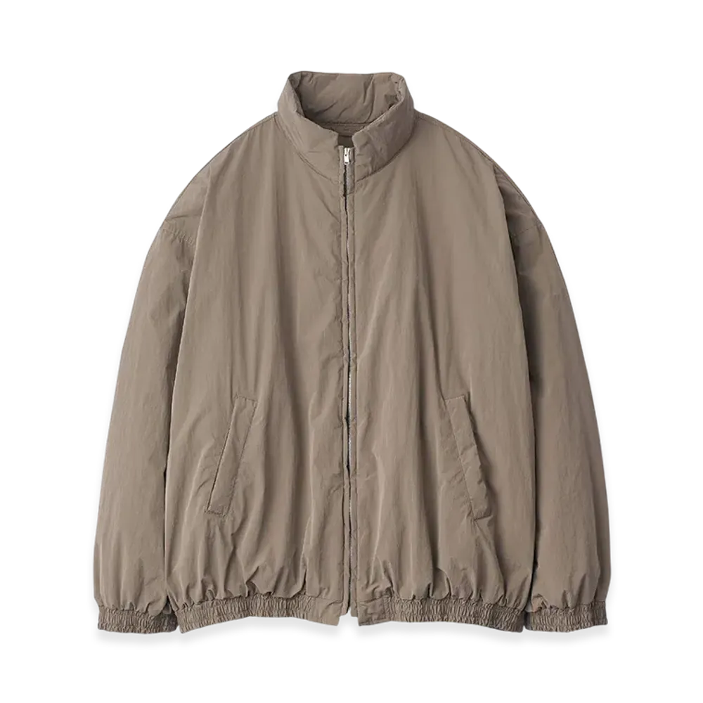ssstein Windproof Nylon Padded Jacket "Taupe"