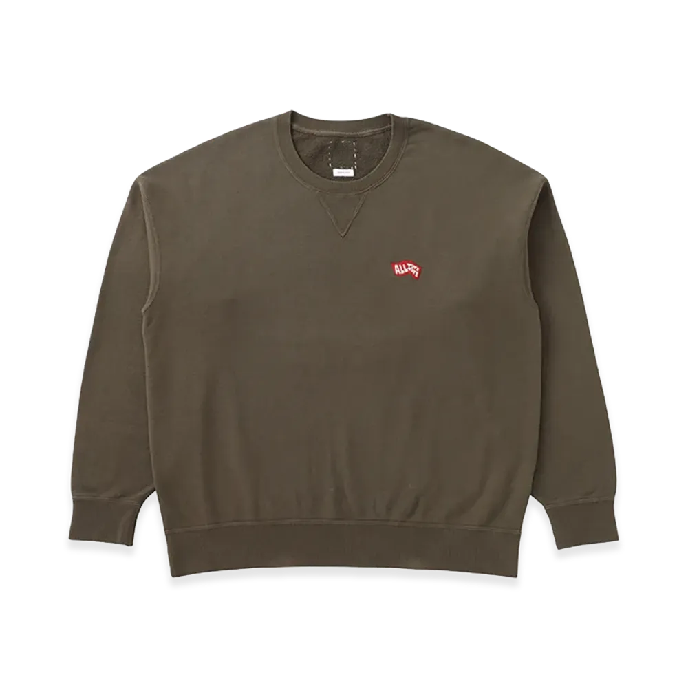 visvim Jumbo SB Sweat L/S DMGD "Charcoal"
