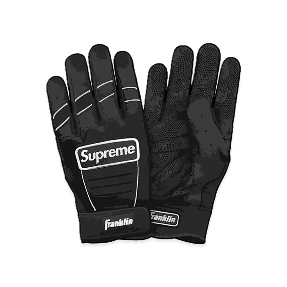 Supreme x Franklin CFX Pro Batting Glove "Black"