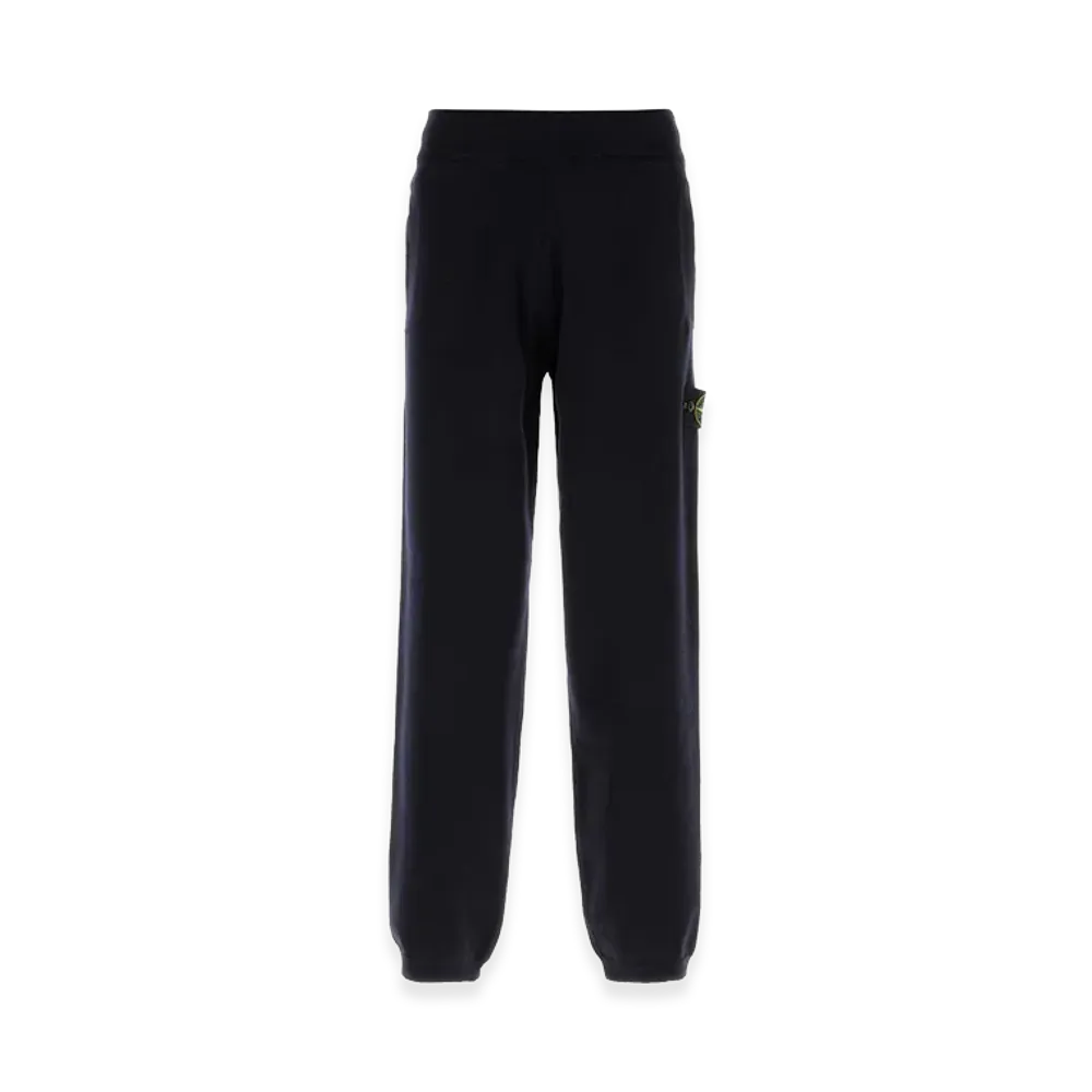 Stone Island Wool Blend Joggers "Midnight Blue"