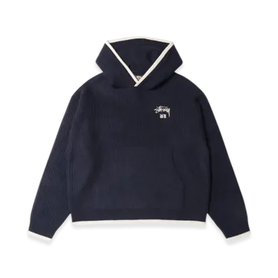 Stussy x Wales Bonner Cashmere Hoodie "Navy"