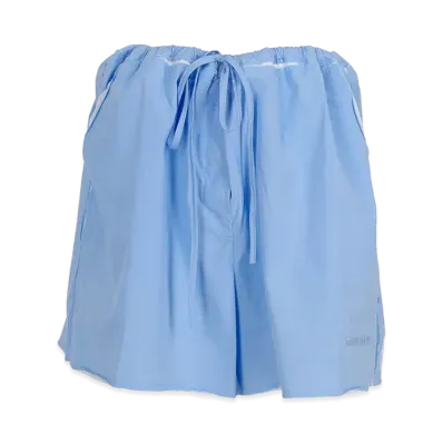 MIU MIU Women's Cotton Shorts "Lightblue"
