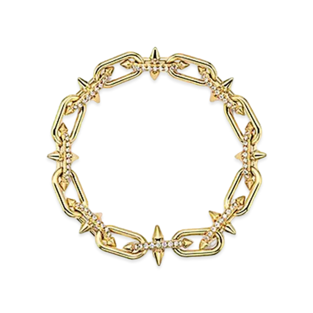 Tiffany & Co.Titan by Pharrell Williams Link Bracelet "Yellow Gold/Diamond"