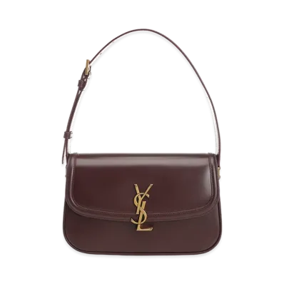 Saint Laurent Women's Medium Solferino Bag "Bordeaux"
