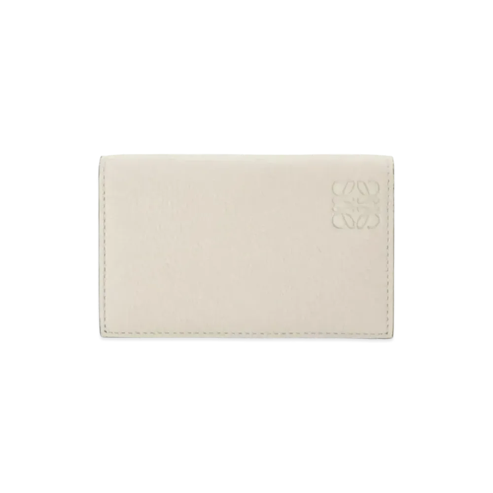 LOEWE Business Cardholder In Soft Grained Calfskin "Light Oat"