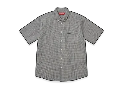Supreme Gingham S/S Shirt "Black"