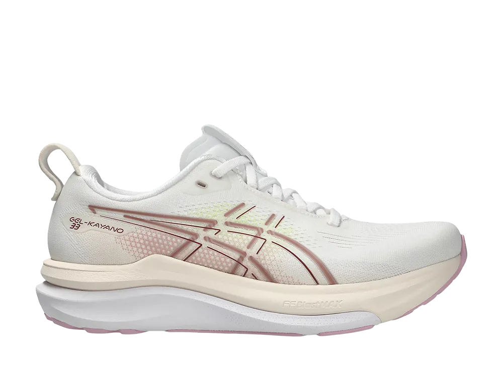 Asics Women's Gel-Kayano 33 "White/Hazy Lilac"