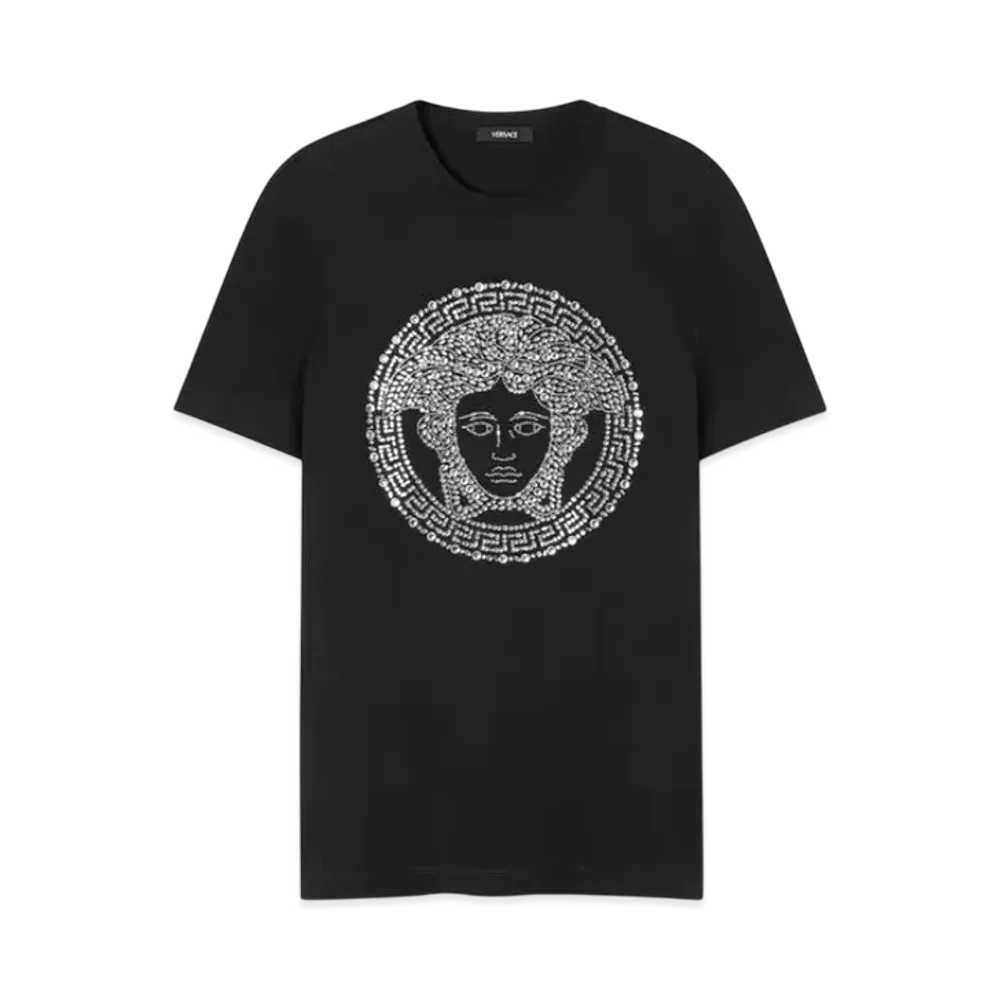 Versace Crystal Medusa T-Shirt "Black"