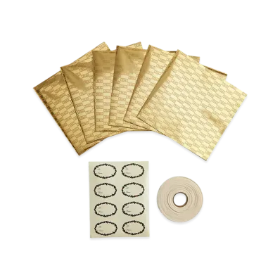 Kithmas Gift Wrapping Set "Bright Gold"