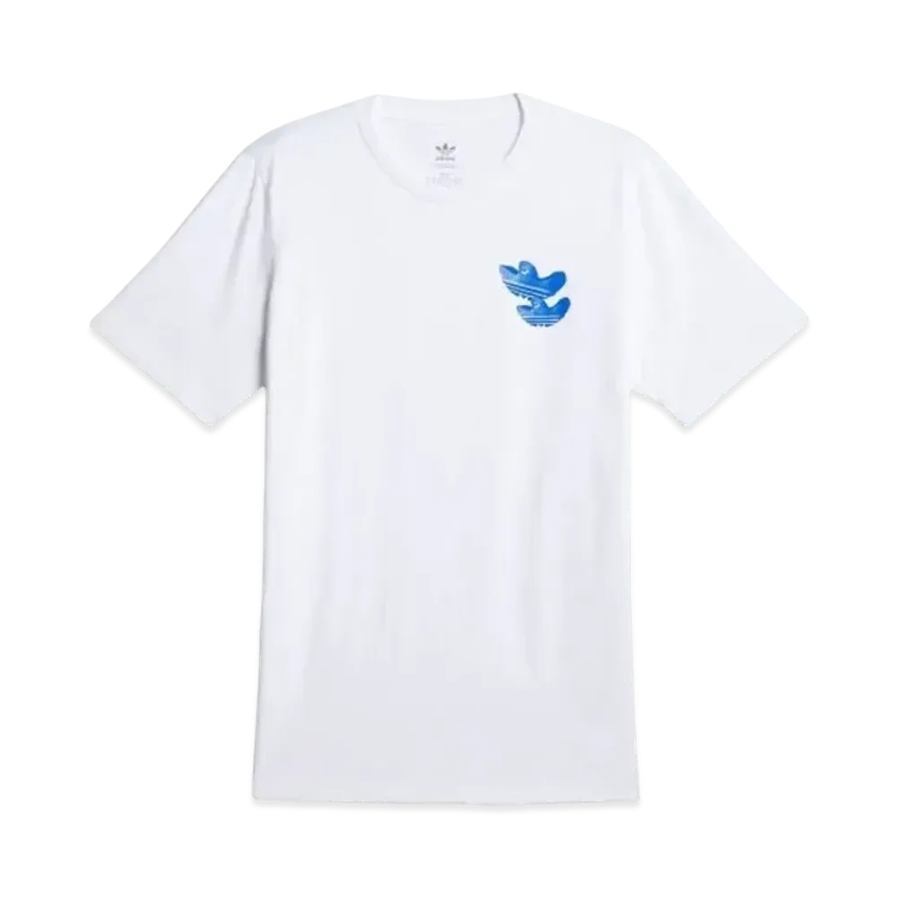 adidas Schmoofoil Monument Short Sleeve T-Shirt "White/Team Royal Blue"