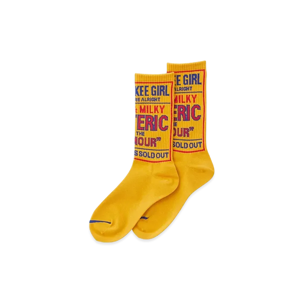 HYSTERIC GLAMOUR Dizzy&Milky Socks "Yellow"