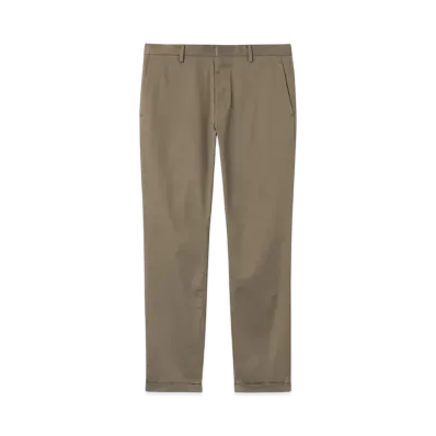 Paul Smith Cotton Stretch Trousers "Khaki"