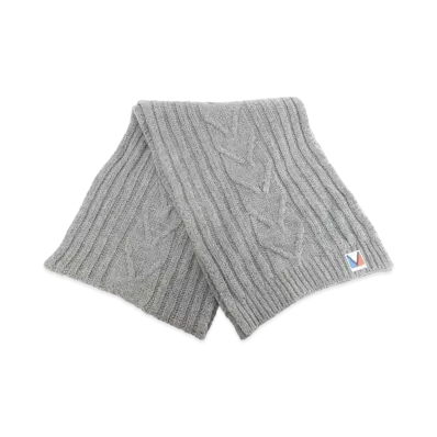 Louis Vuitton GastonV Cable Knit Scarf "Gray"