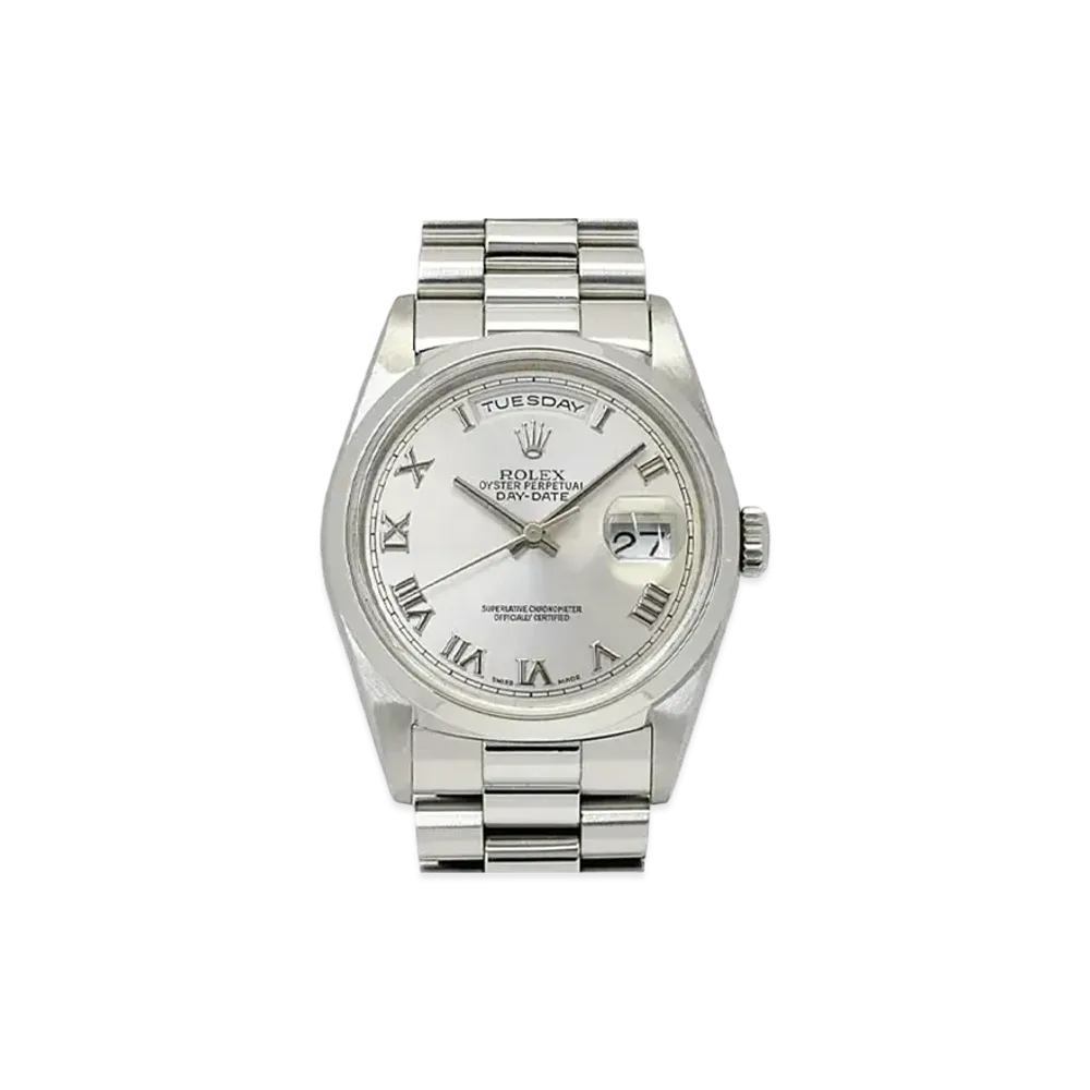 ROLEX Day-Date "Silver/Platinum"