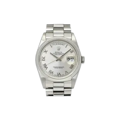 ROLEX Day-Date "Silver/Platinum"