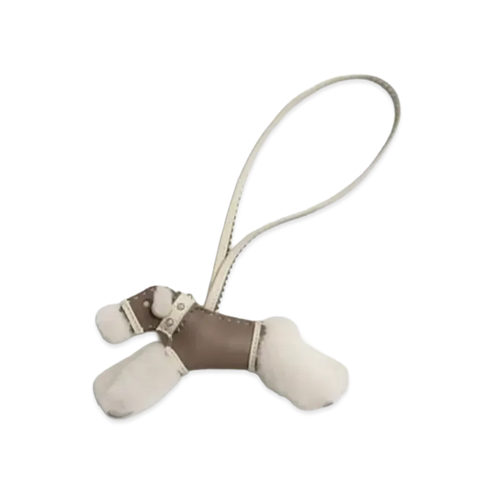 Hermes Budy Charm Etoupe "Ecru/Etoupe/Craie/Gris Etain"