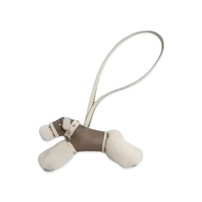 Hermes Budy Charm Etoupe "Ecru/Etoupe/Craie/Gris Etain"