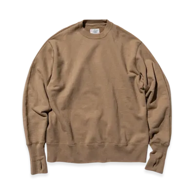Unlikely Split Raglan Sleeve Crew "Beige"