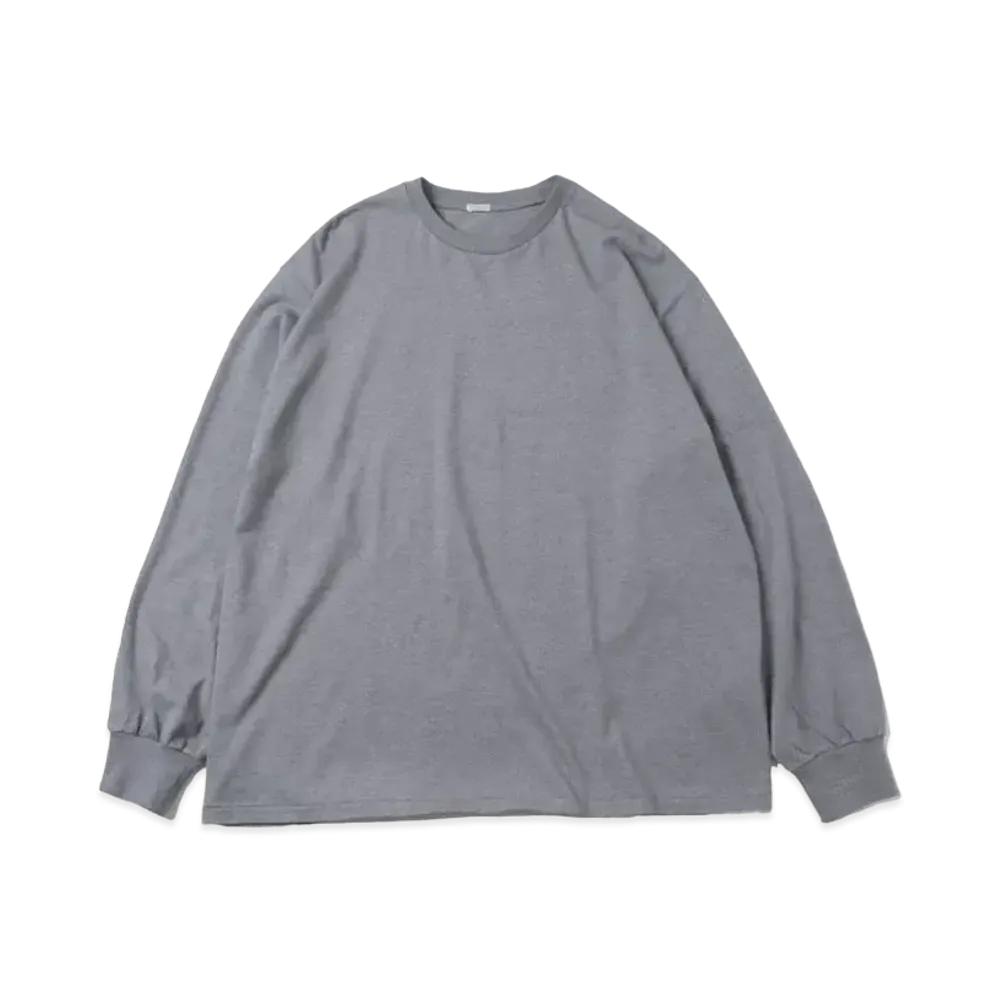 A.PRESSE Cashmere Blend L/S T-Shirt "Grey"