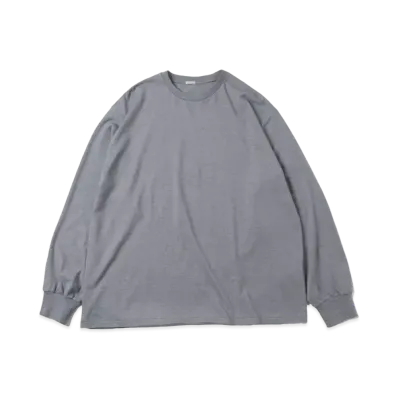 A.PRESSE Cashmere Blend L/S T-Shirt "Grey"