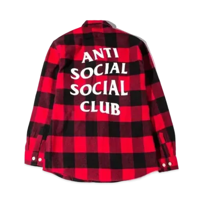 ANTI SOCIAL SOCIAL CLUB No Expectations Flannel "Red"