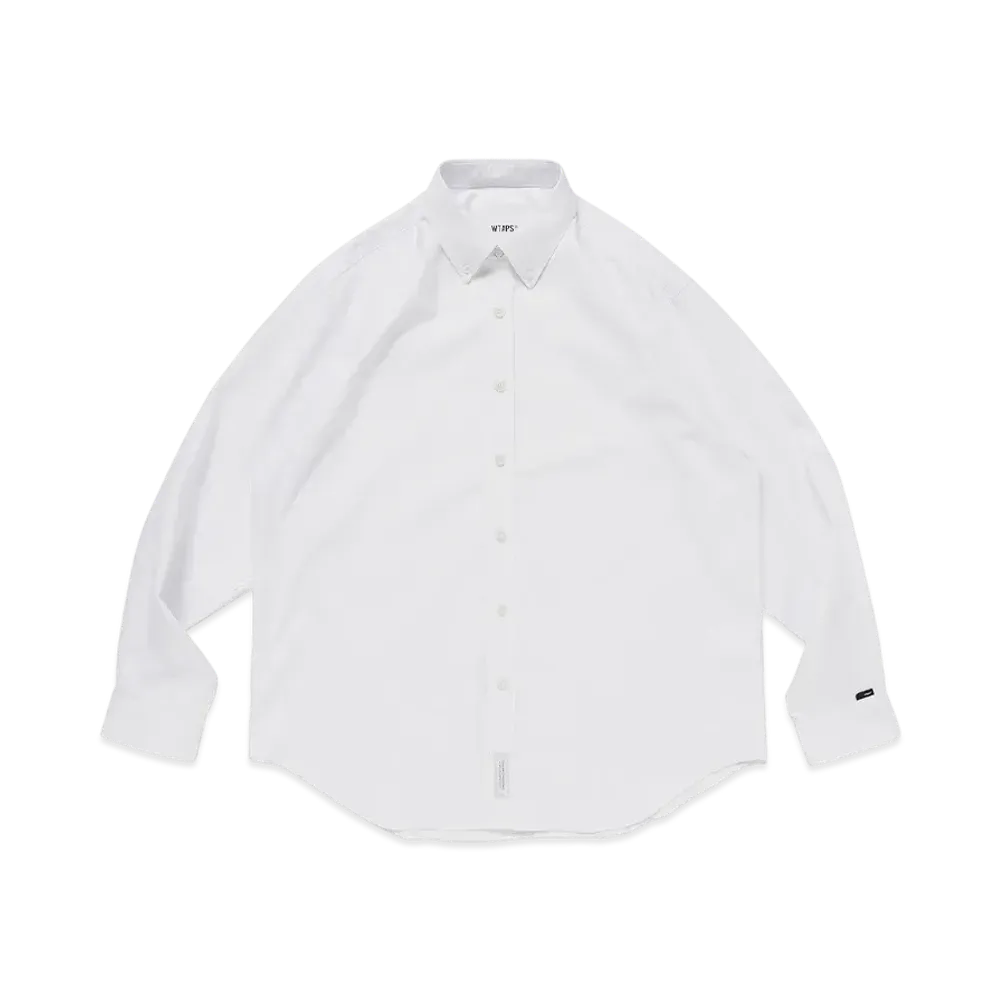 WTAPS Bd 01 / LS / Ctpl. Oxford. Coolmax. Rf "White"