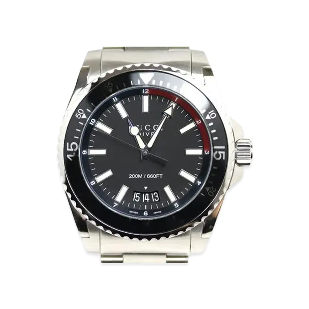 GUCCI Dive "Black/Stainless Steel"