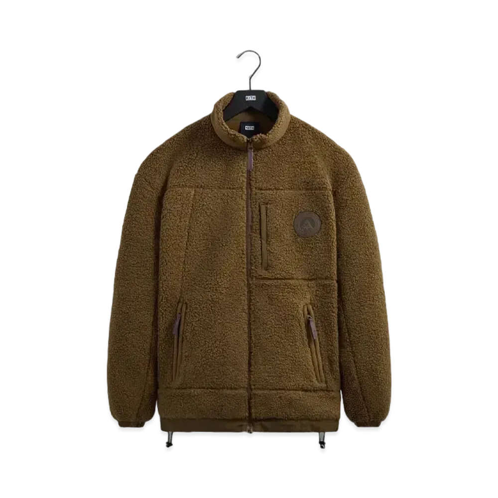 Kith Pinehurst Bonded Sherpa Full Zip "Terra"