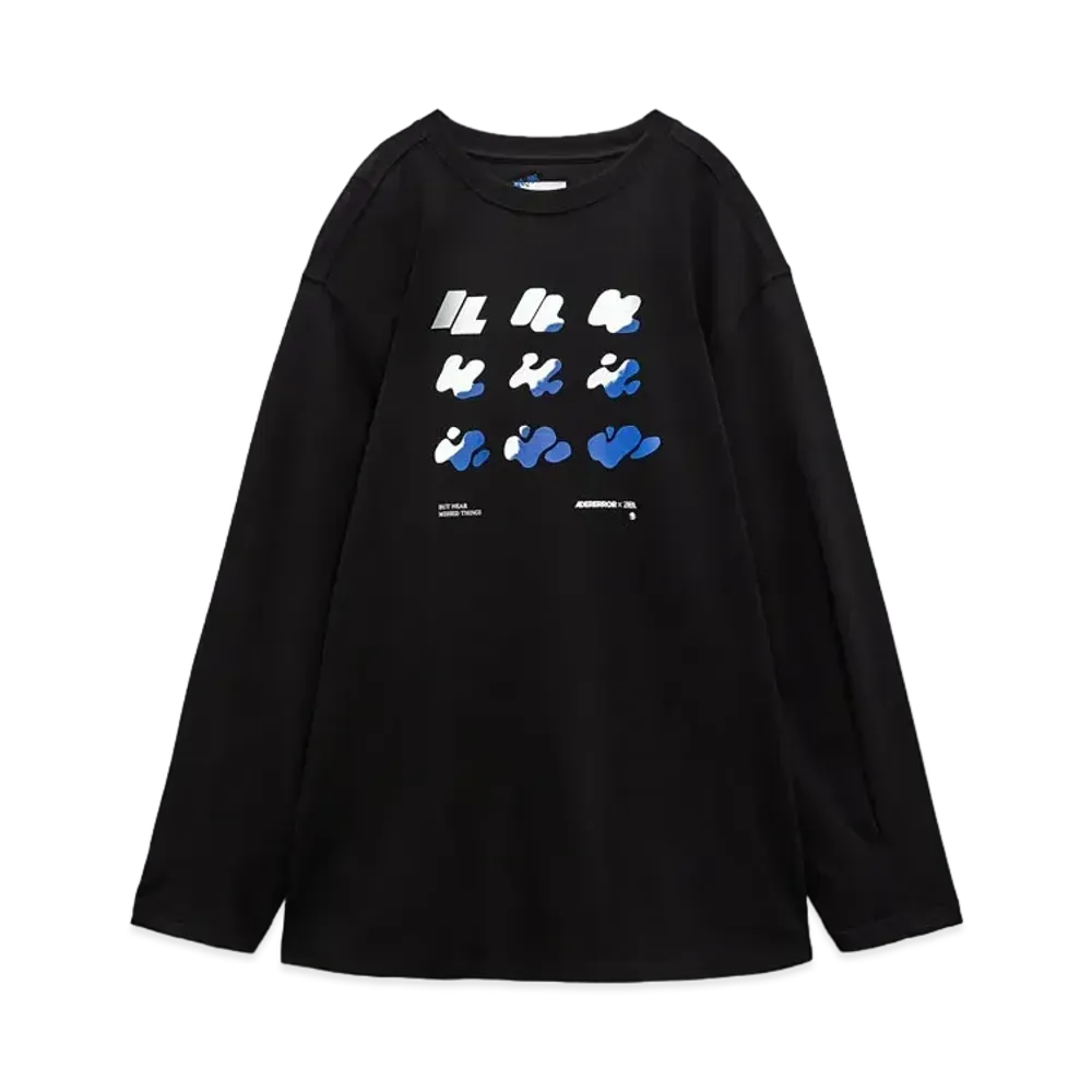 ADERERROR x ZARA Graphic T Shirt "Black"