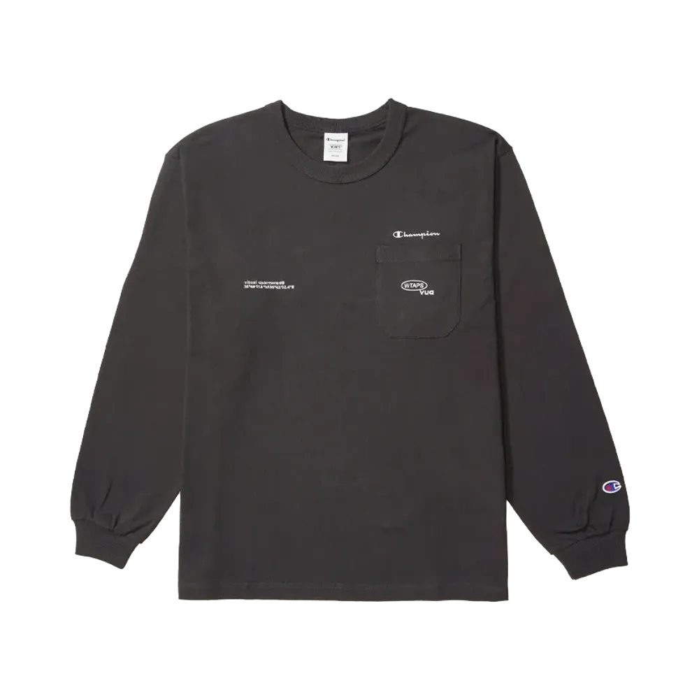 WTAPS x Champion Academy / LS / Cotton "Black"