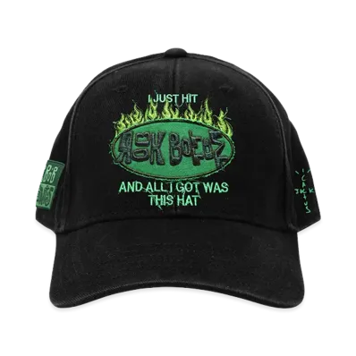 Travis Scott Cactus Jack x SPONGEBOB Rock Bottom Hat "Black"