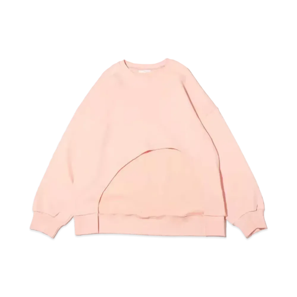 atmos pink Front Cutting Deformed Tops "Pink"