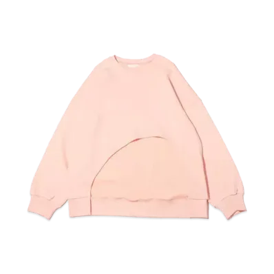 atmos pink Front Cutting Deformed Tops "Pink"