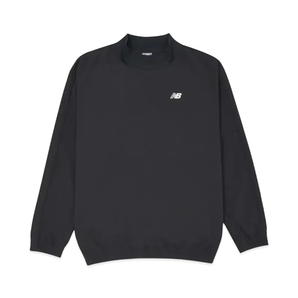 New Balance Stretch Windshooting Mock Neck Top "Black"