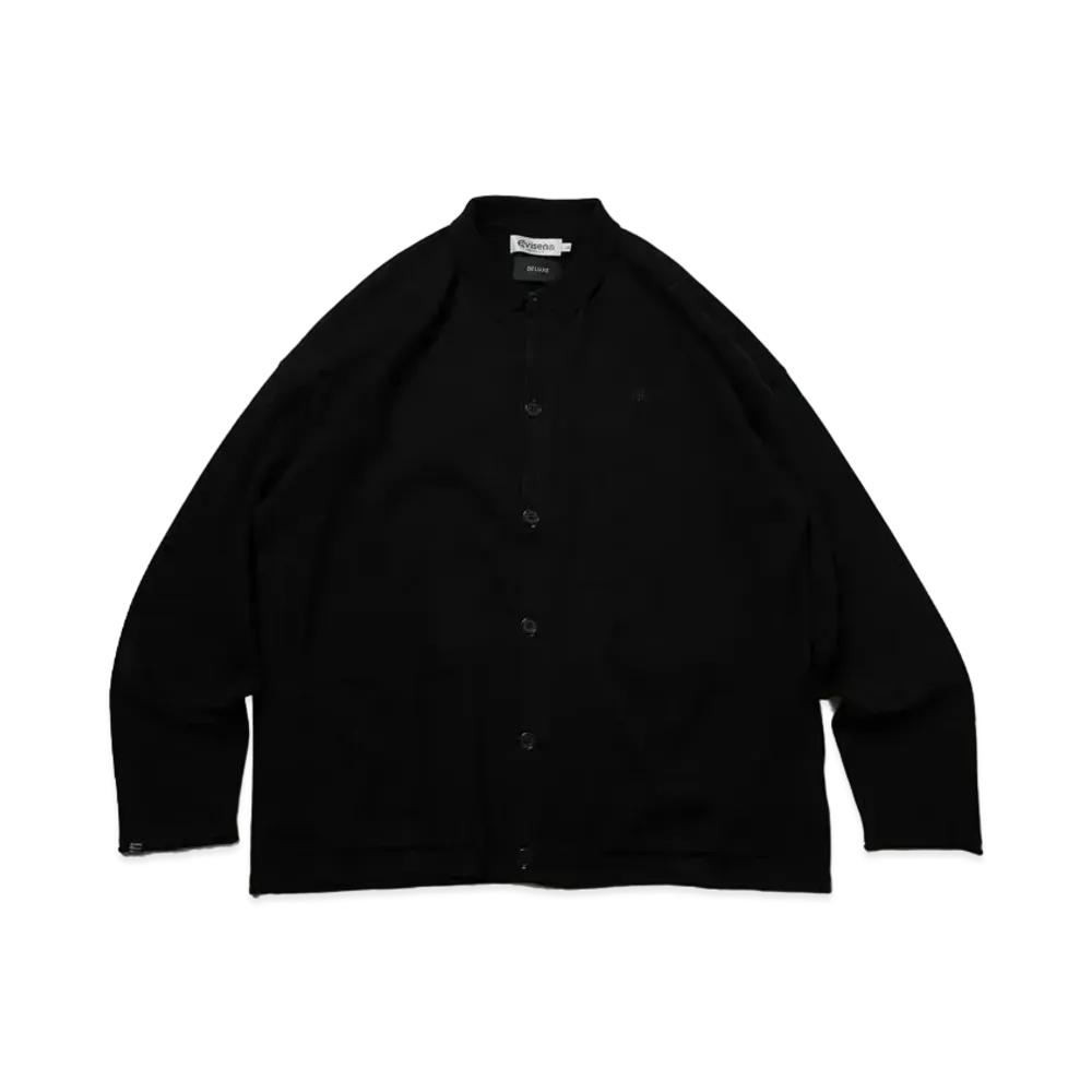 Evisen x DELUXE ZENAKU KNIT SHIRTS "BLACK"