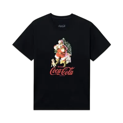 ANTI SOCIAL SOCIAL CLUB x Coca-Cola Santa Social Tee "Black"