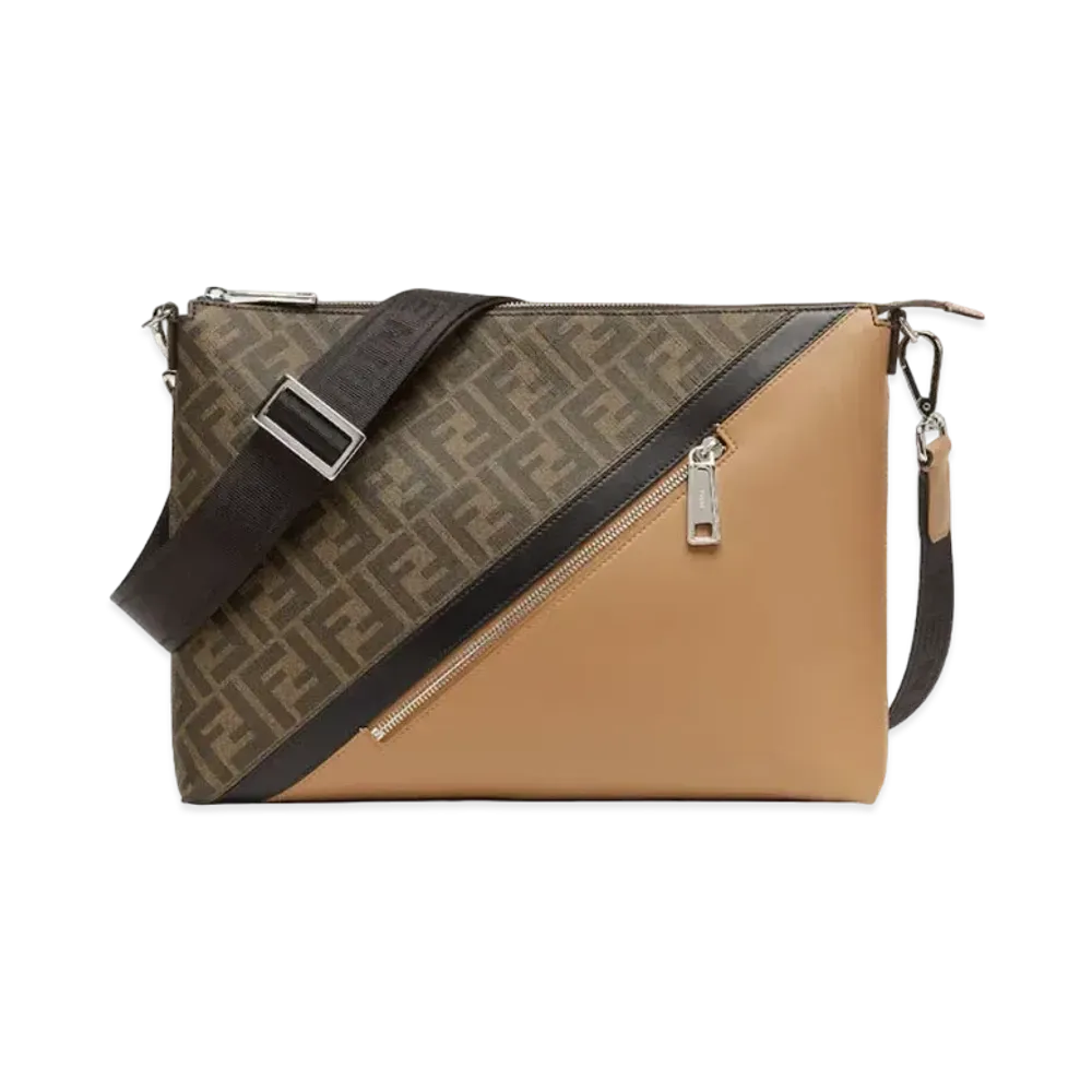 FENDI Diagonal Messenger "Brown"