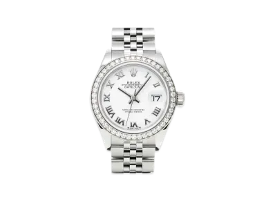 ROLEX Lady-Datejust Oyster 28mm "White Roman/Oyster Steel/White Gold"