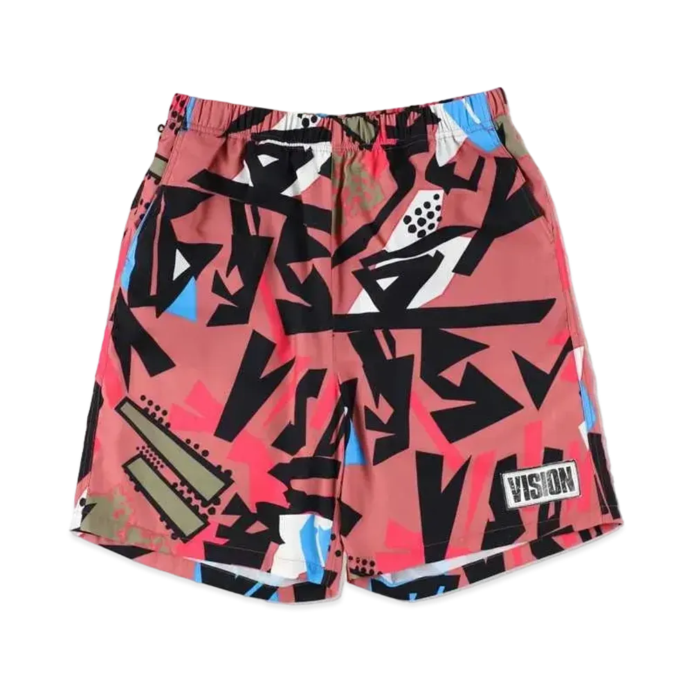 WIND AND SEA x VISION Graphic Half Pants "Pink"